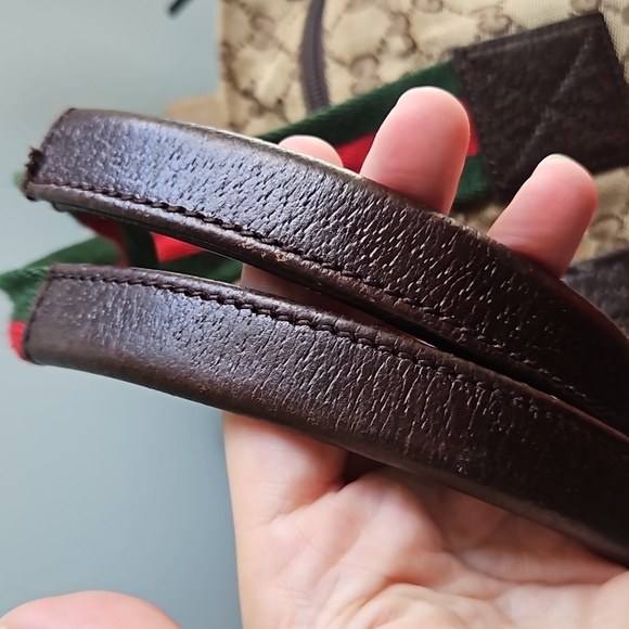 Authentic Gucci brown monogram canvas tote bag - Picture 8 of 12